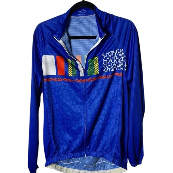 Y2K, vtg , like new!! 4ucycling ,cycling jersey,men L,
Utility,pockets,athletic - Picture 1 of 12